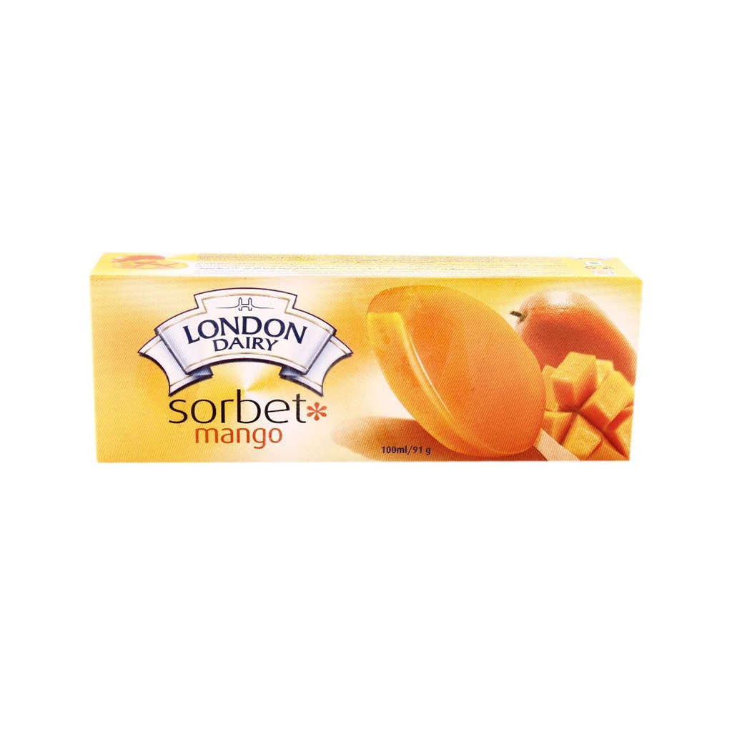 London Dairy Sorbet Mango Water Ice Creame Stick 100ml