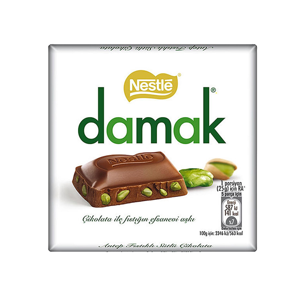 Nestle Damak Chocolate With Pistachio 65g