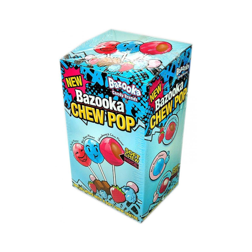 Bazooka Chew Pop Lollipop 100x14g