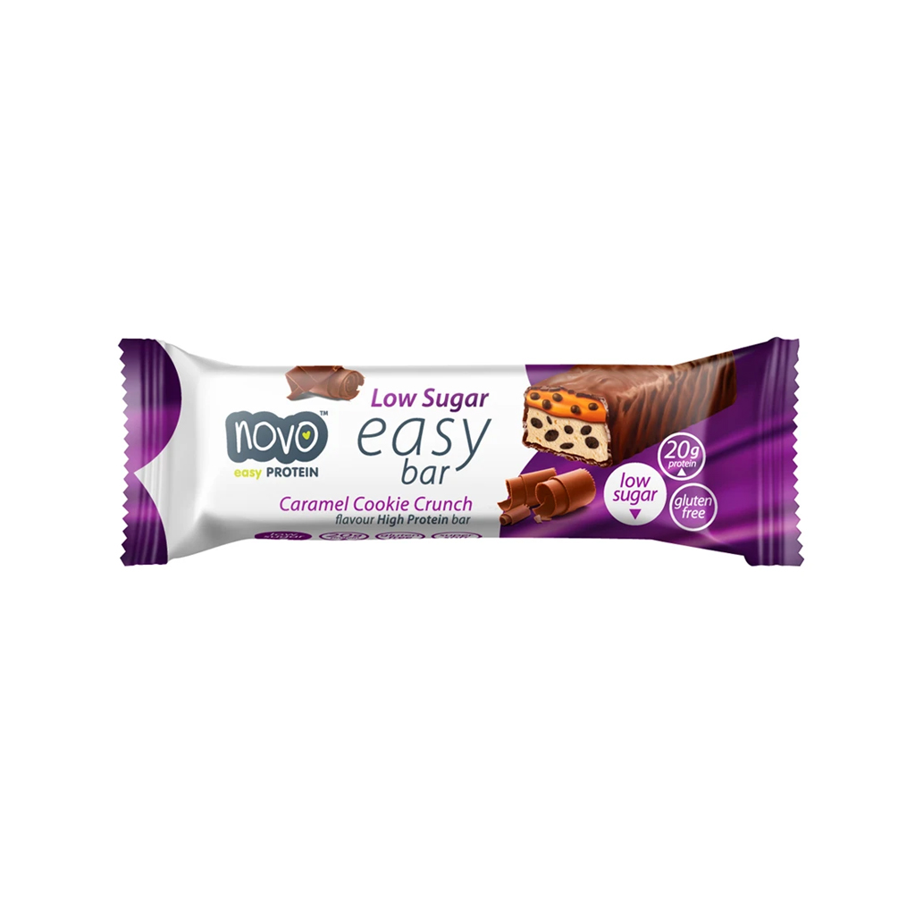 Novo Protein Low Sugar Easy bar chocolat &amp; caramel 60g
