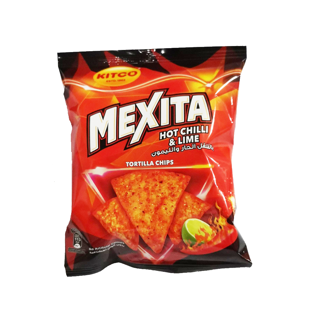 Kitco Mexita Hot Chilli &amp; Lime Potato 23g