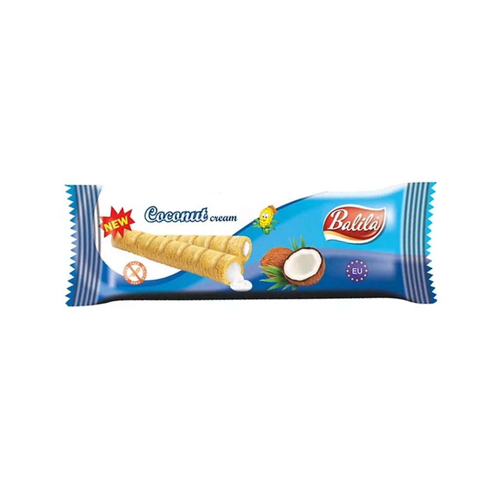 Balila Coconut Cream Wafer Roll 15g