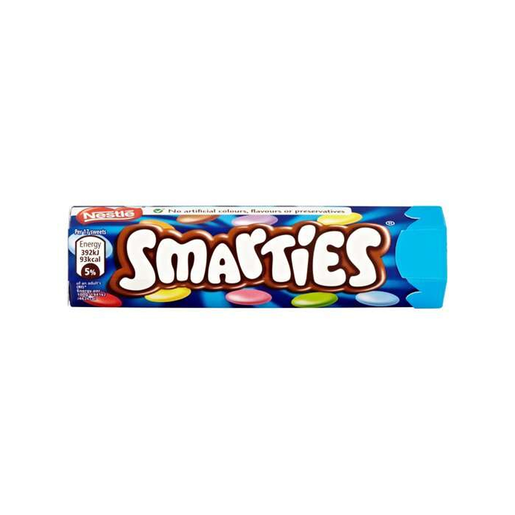 Nestle Smarties Hexagon Tube Chocolate 38g