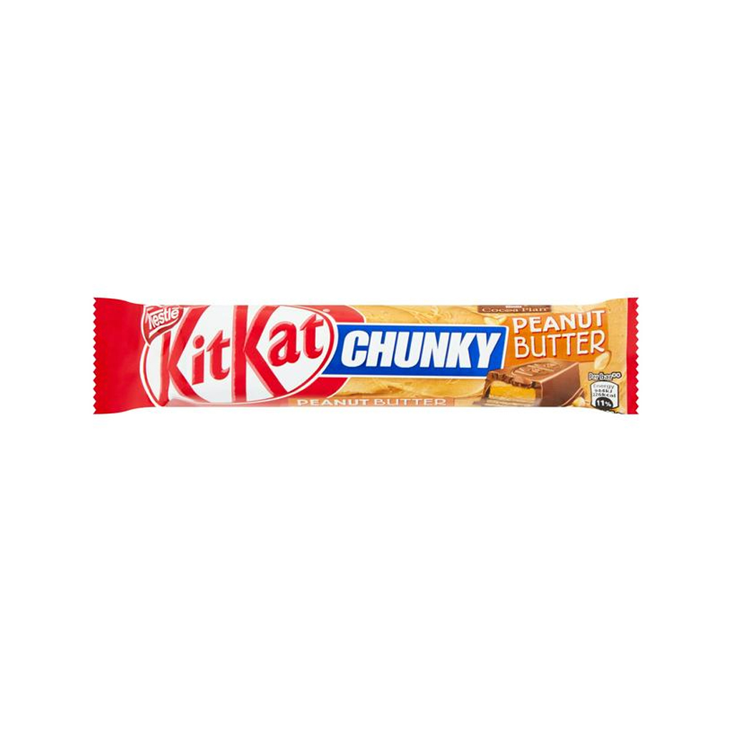 Nestle Kitkat Chunky Peanut Butter 1£ Chocolate 42g