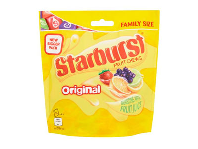Starburst Fruit Chews 210g