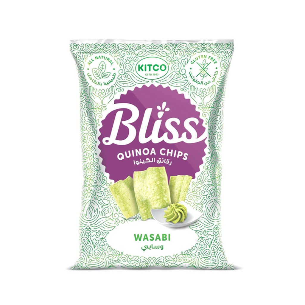 Kitco Bliss Quinoa Chips Wasabi Potato 27g