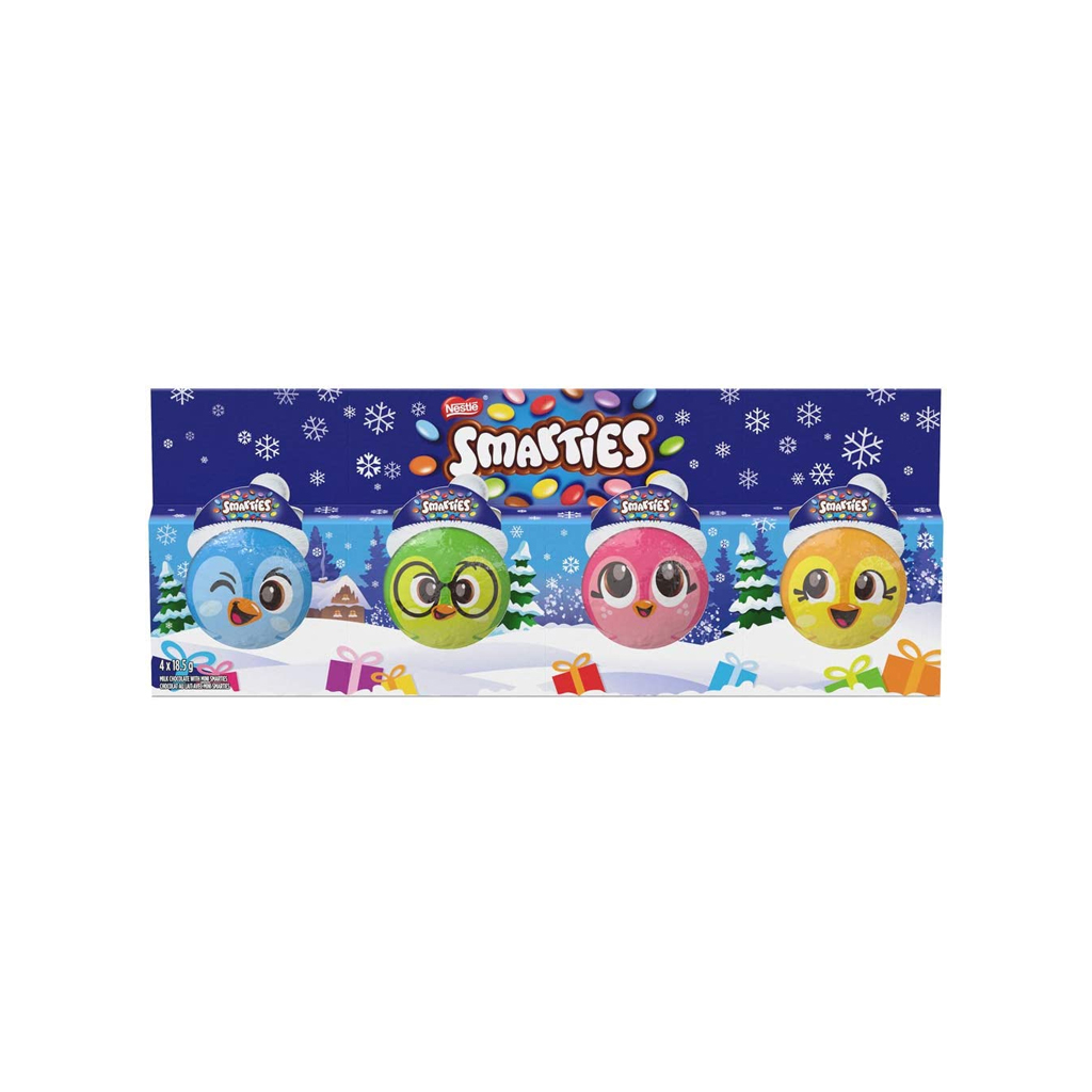 Nestle Smarties Penguins Chocolate 4x18.5g