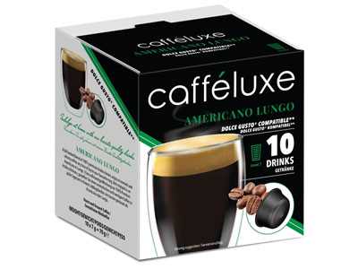 Caffeluxe Americano Lungo Coffee Dolce Gusto 10x7.5g