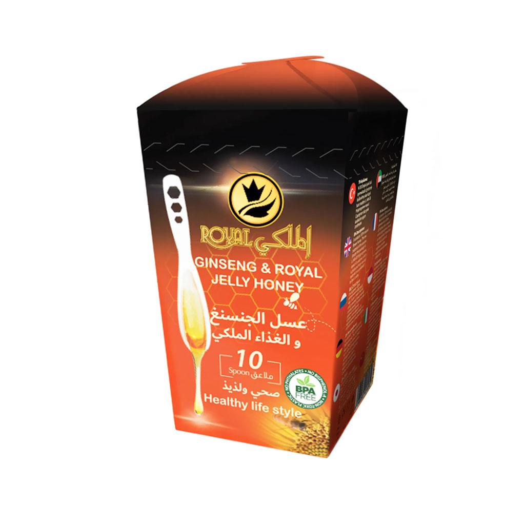 Royal Ginseng &amp; Royal Jelly Honey Spoon 120g