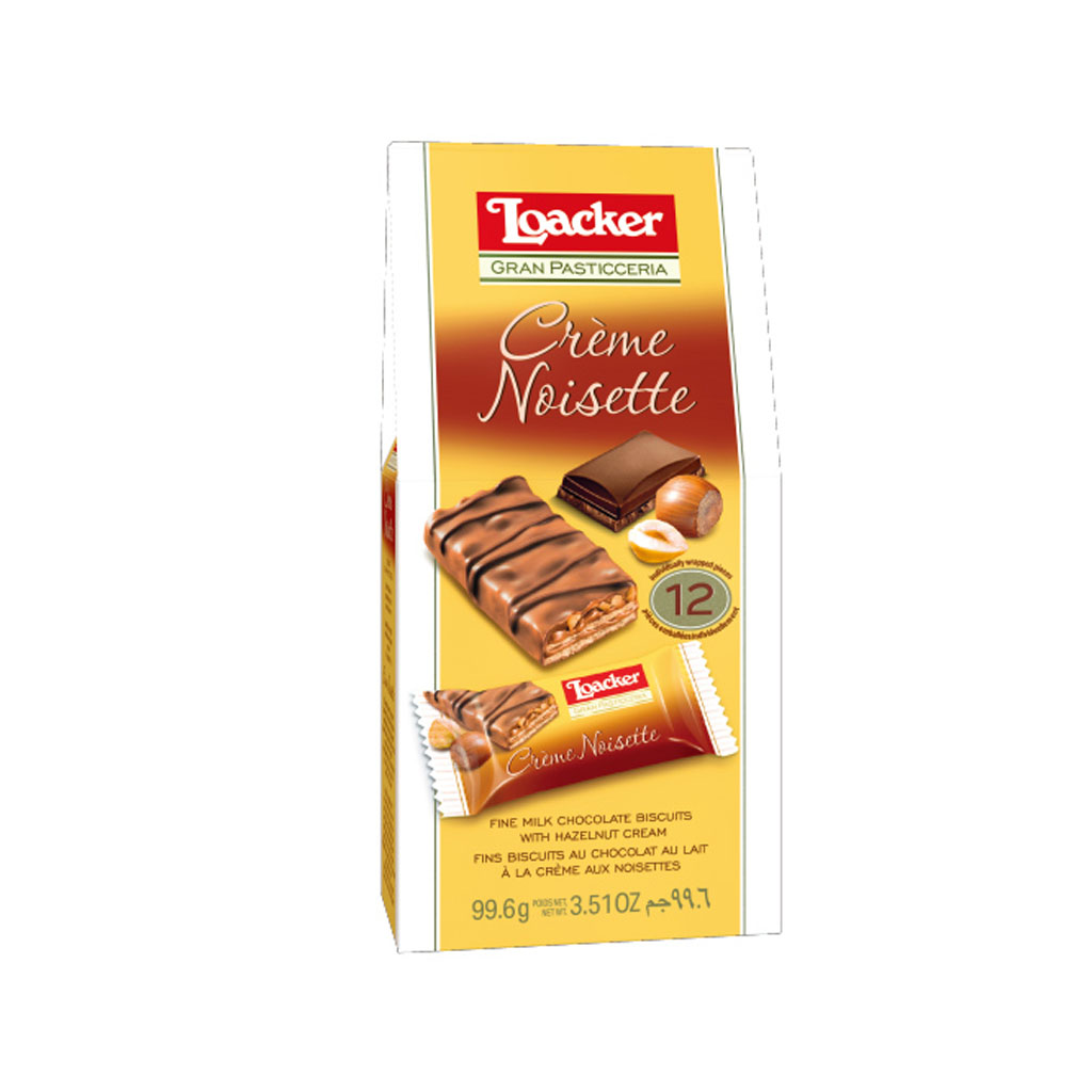 Loacker Creme Noisette Wafer 99.6g