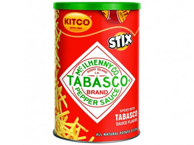  Kitco Stix Tabasco Pepper Sauce Potato 45g