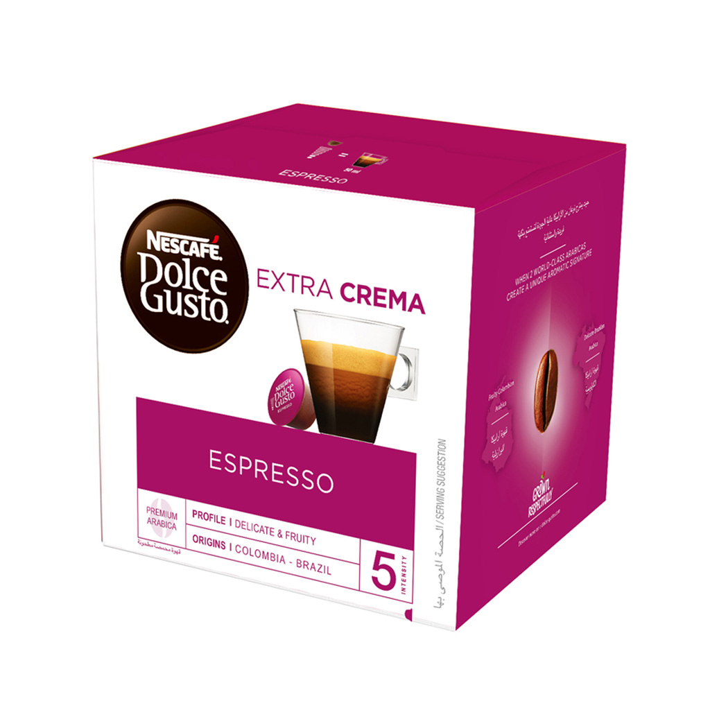 Nescafe Dolce Gusto Extra Crèma Espresso Coffee 88g