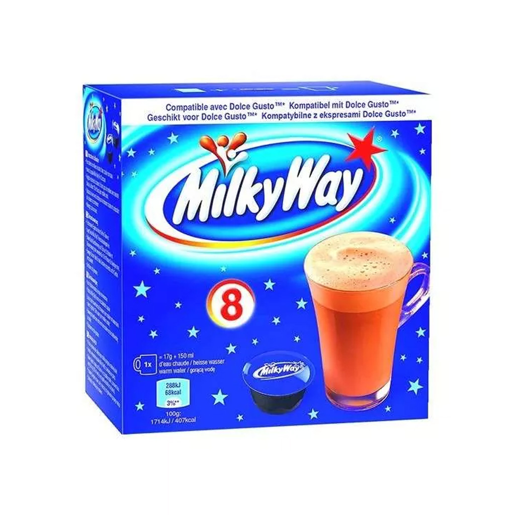 Milkyway Hot Chocolate Capsules 8x17g