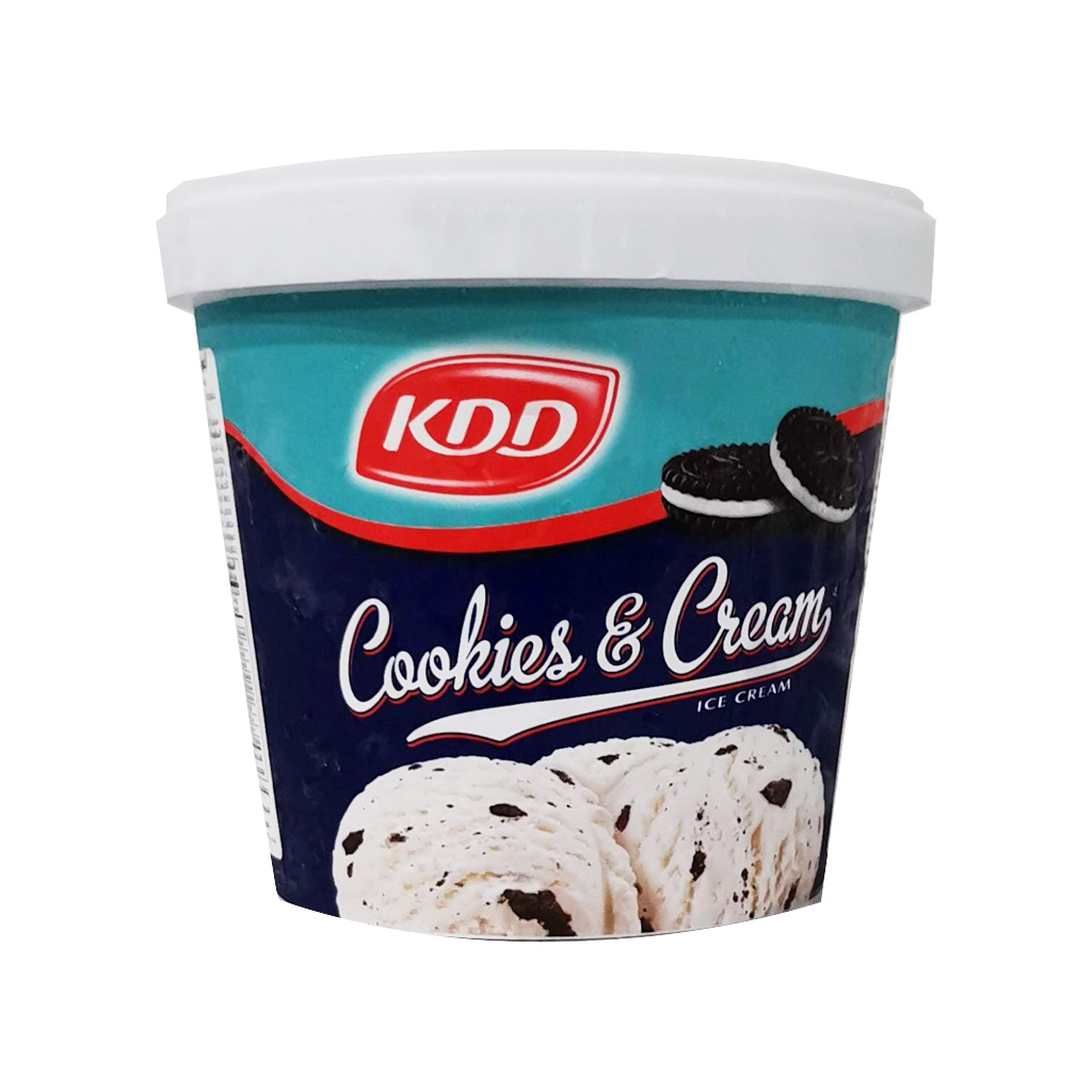 KDD Cookies &amp; Cream Ice Cream 500ml