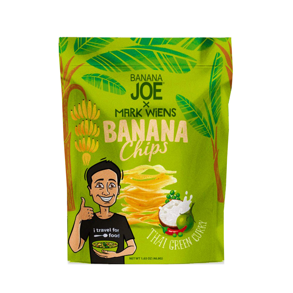Banana Joe Mark Wiens Banana Chips Thai Green Curry 46.8g