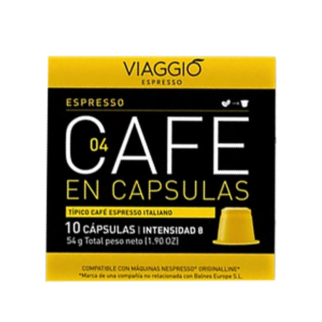 Viaggio Espresso Espresso Cafe En Capsulas 10x5.4g