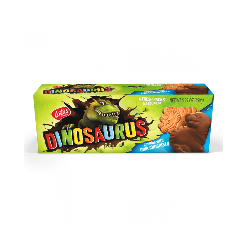 Lotus Dinosaurus Milk Chocolate 2x150g