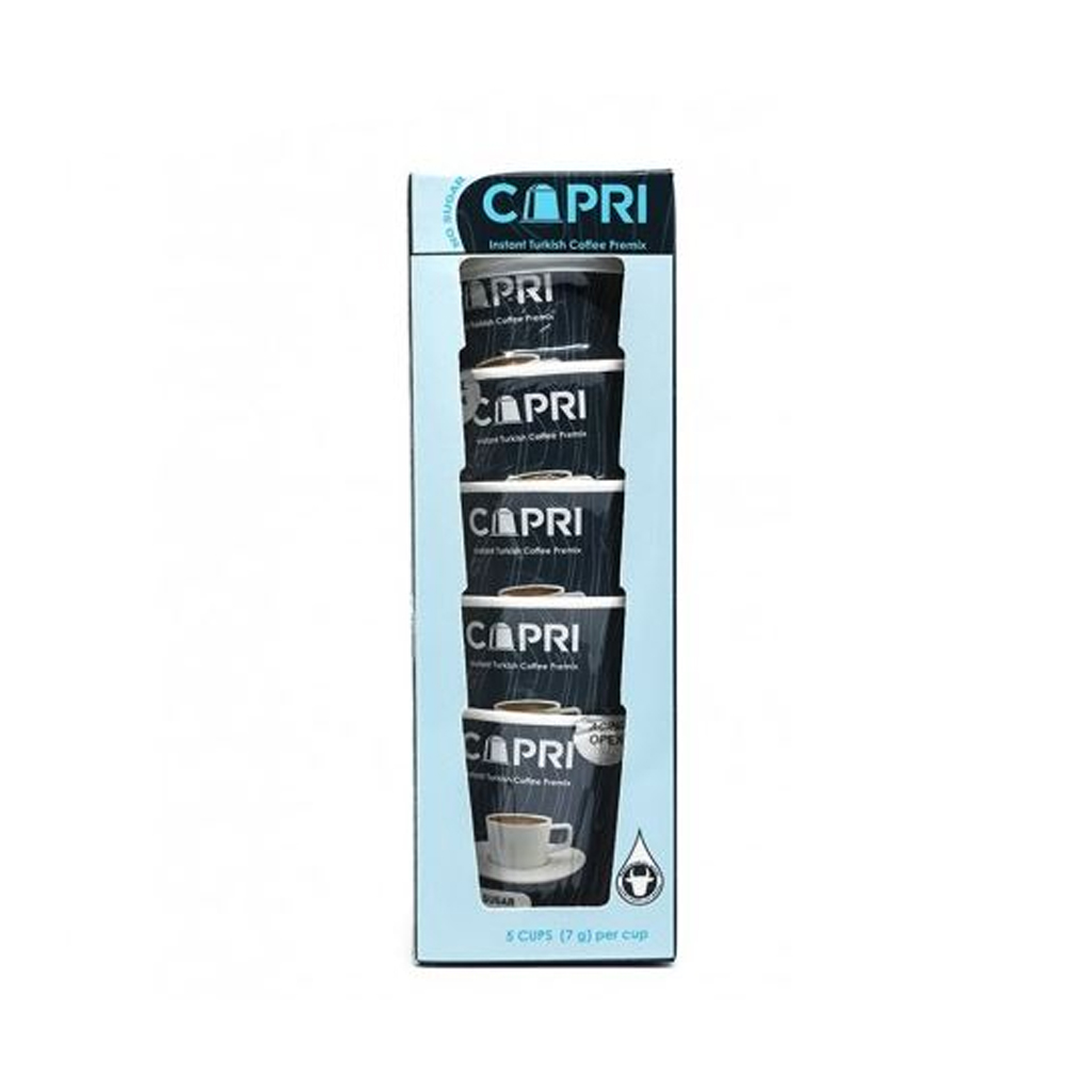 Capri Instant Turkish Coffee With Sugar 5x11g