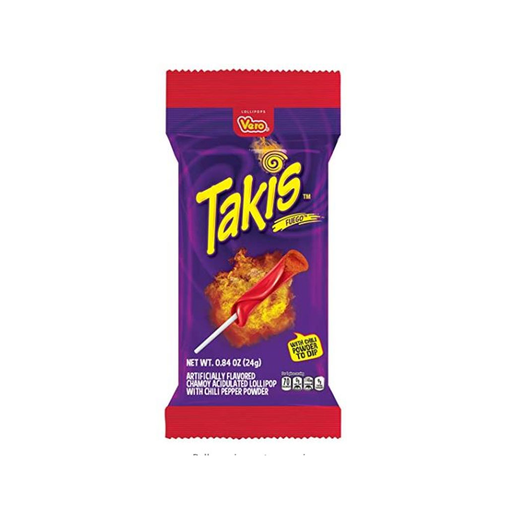 Vero Takis Lollipop Fuego Spicy 24g