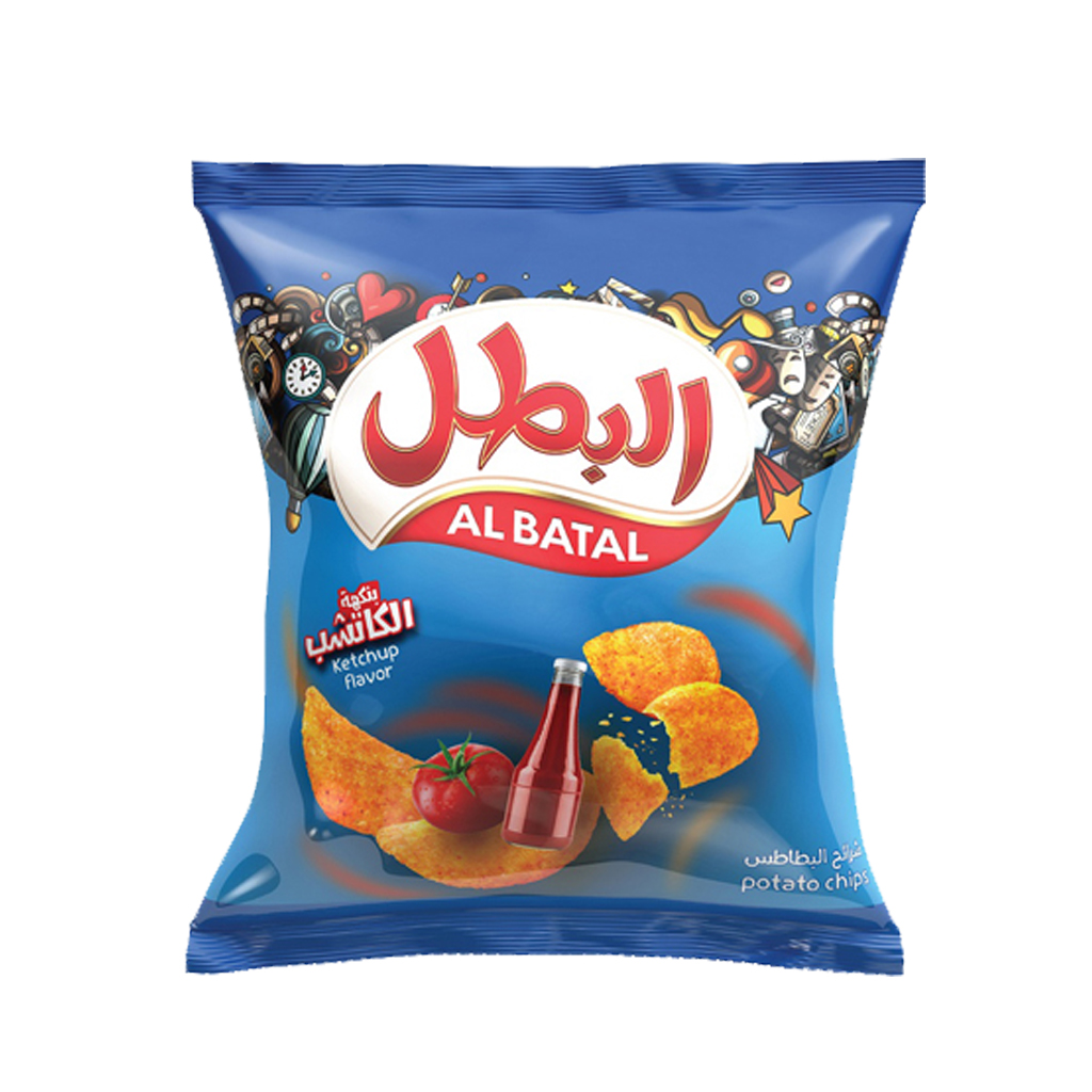 Albatal Potato Chips Ketchup Flavor 12g