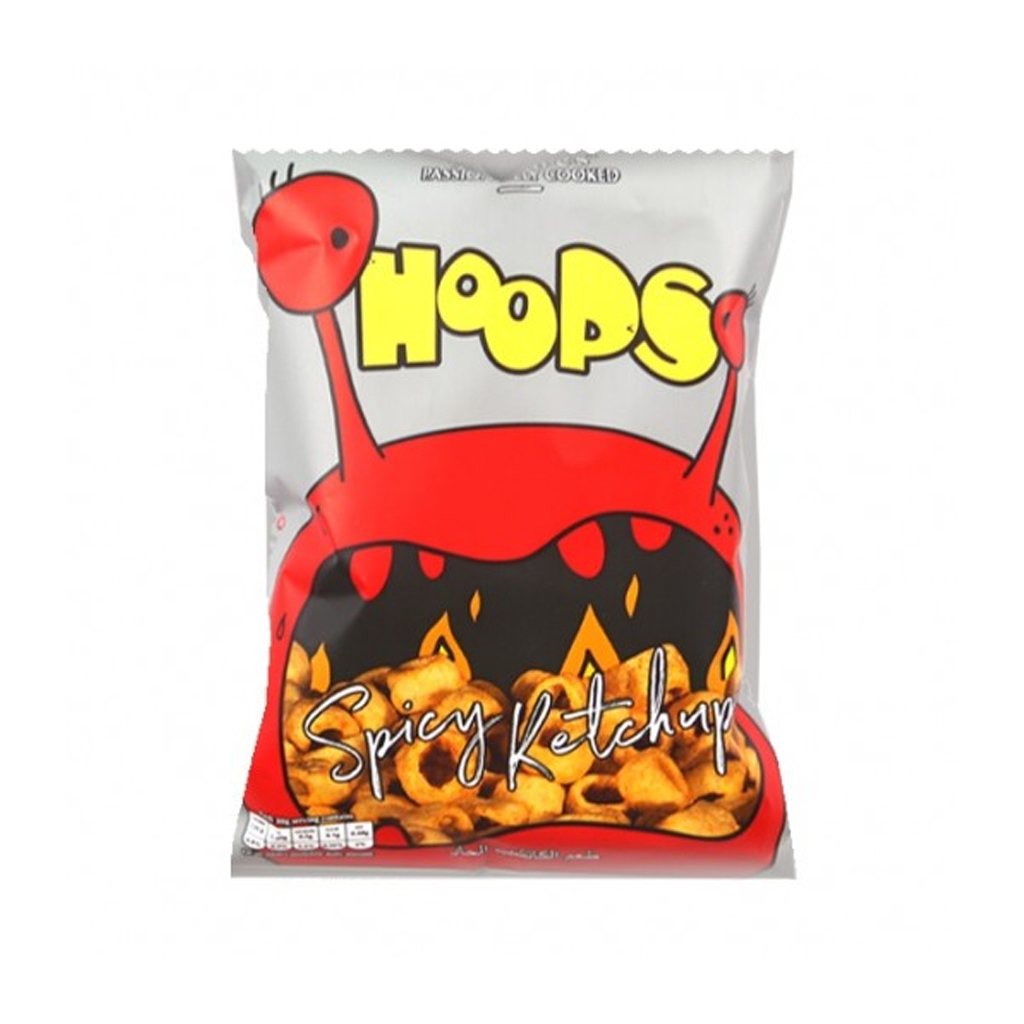Hactare's Hoops Spicy Ketchup Chips 30g