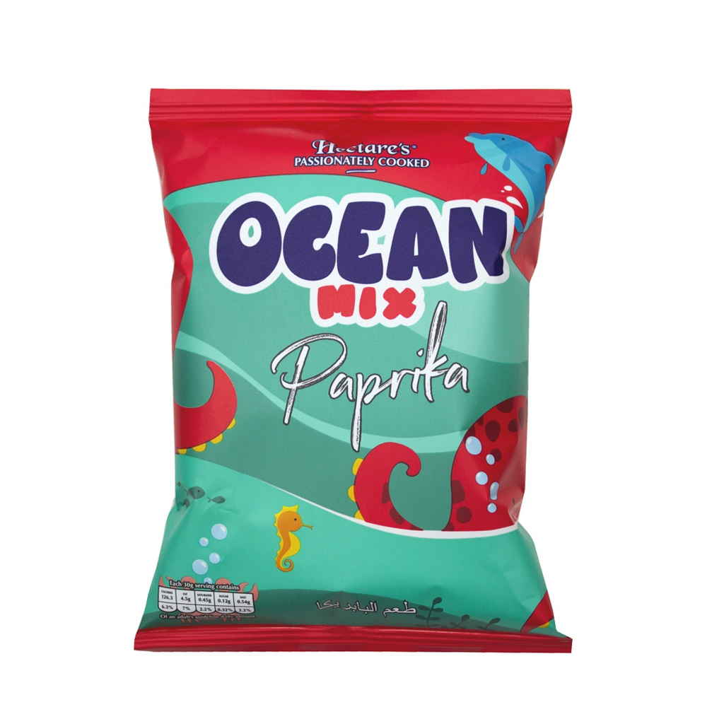 Hectare's Ocean Mix Paprika Pufak Snacks 30g