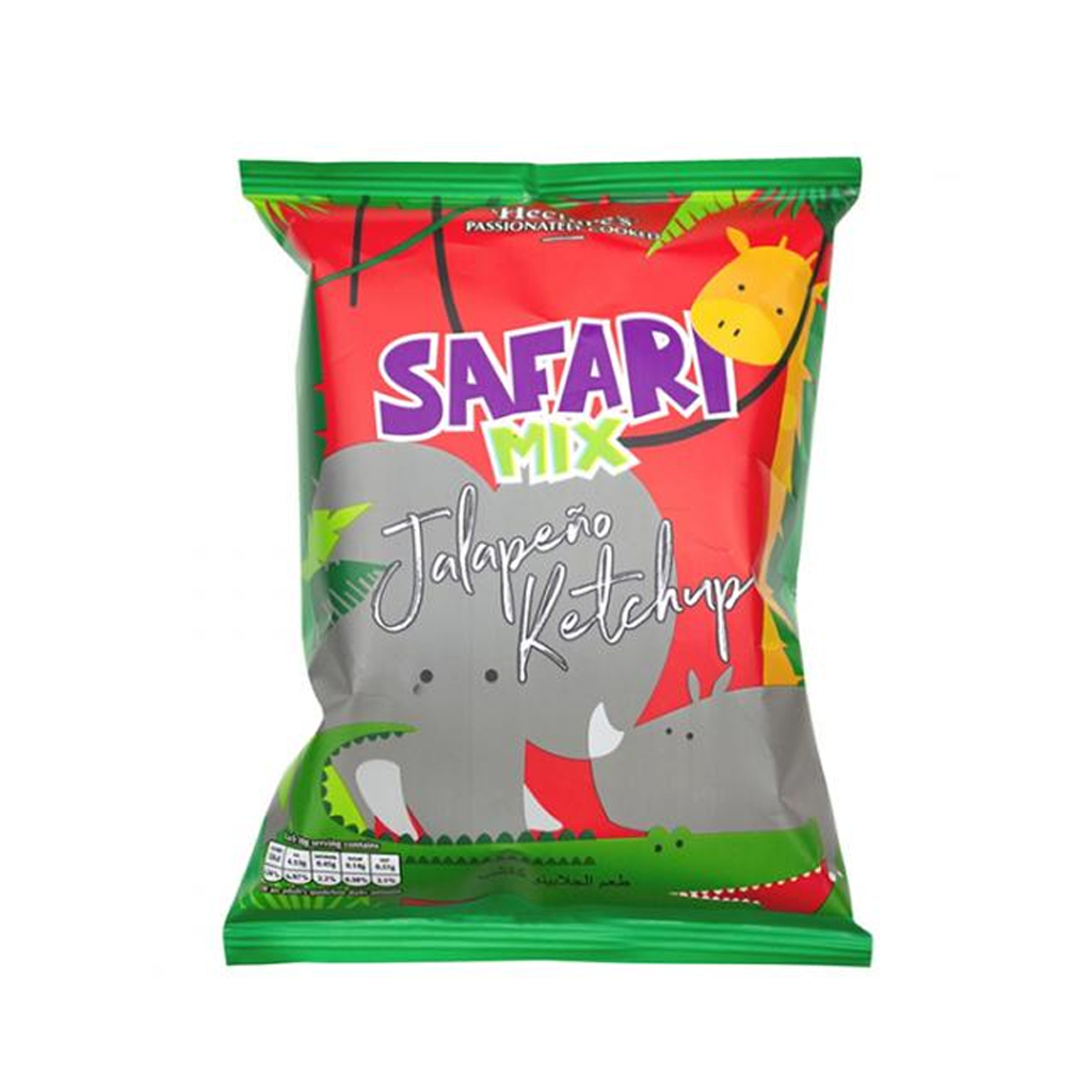 Hectare's Safari Mix Jalapeno Ketchup Potato Snacks 30g