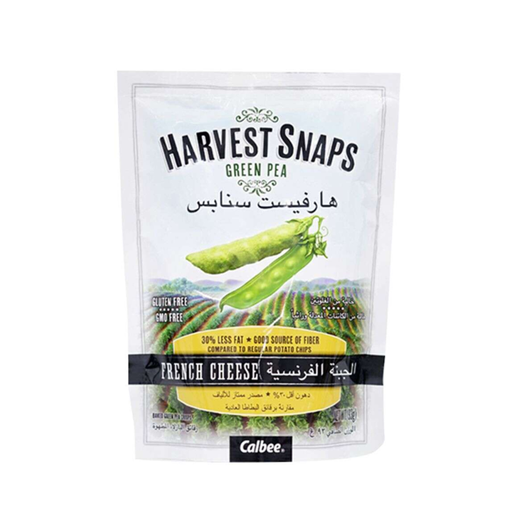 Harvest Snaps Green Pea French Cheese Snacks Chips 93g