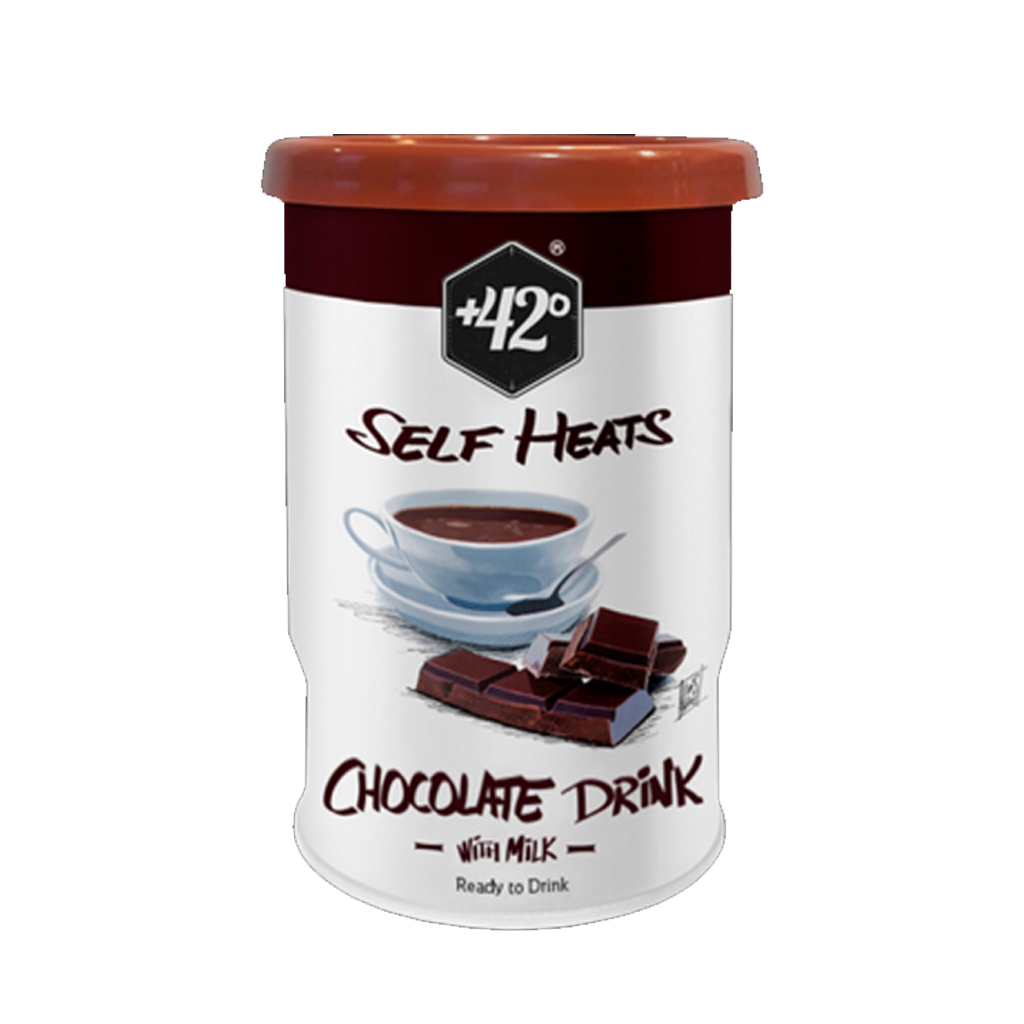 Self Heats Chocolate Drink With Milk 205ml