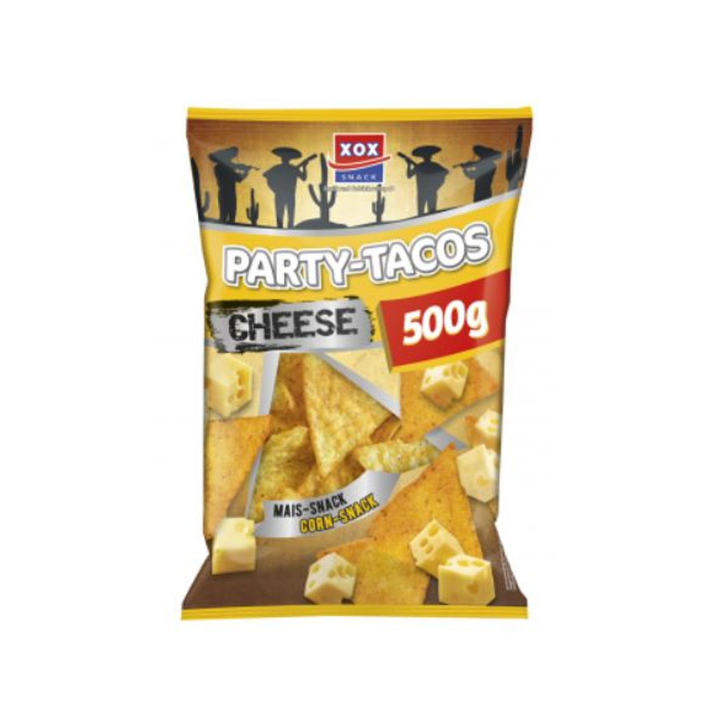 XOX Party-Tacos Cheese Pufak 500g
