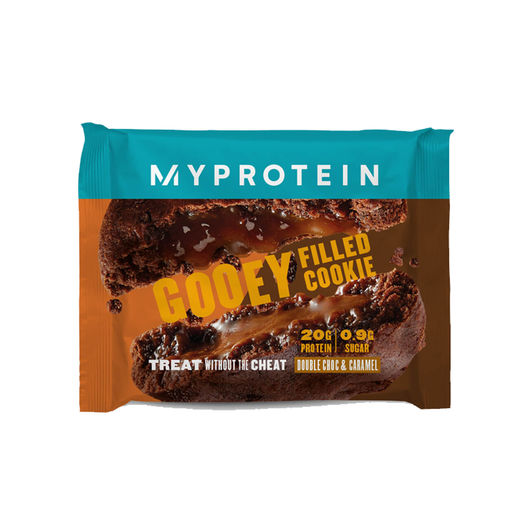 MyProtein Gooey Filled Protein Cookie Double Chocolate &amp; Caramel 75g