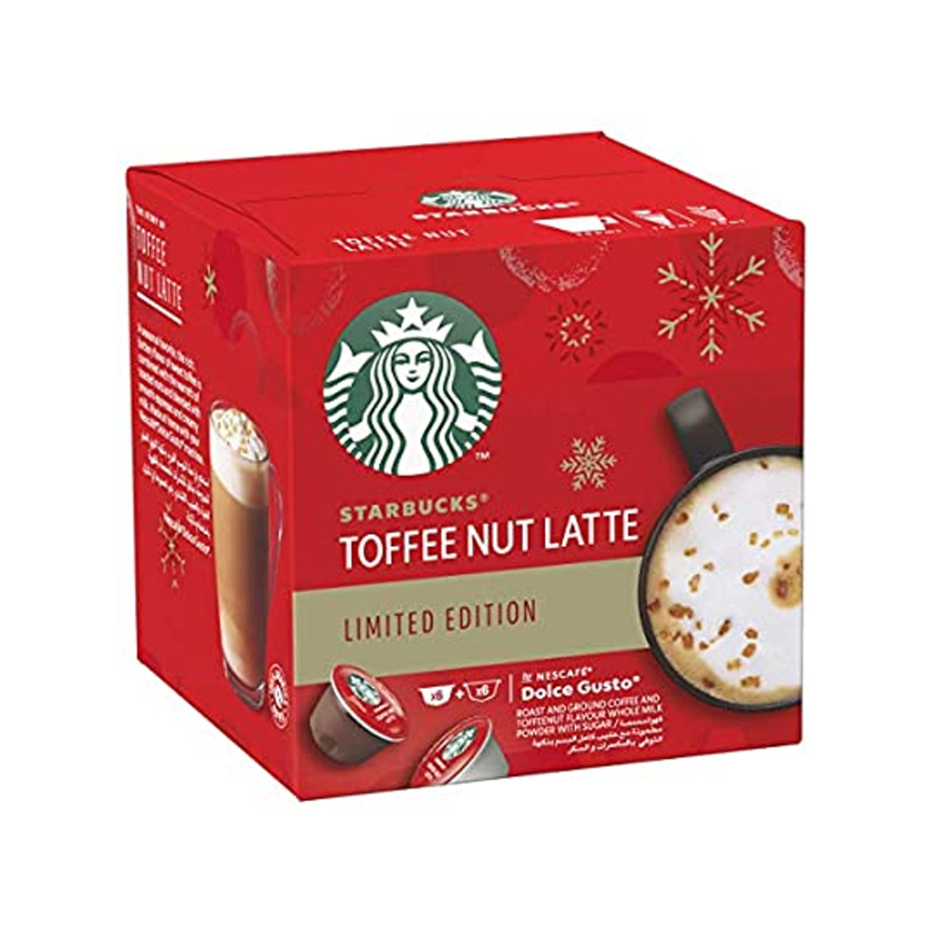 Starbucks Dolce Gusto Toffee Nut Latte Limited Edition Capsules 127.8g