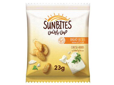 Sunbites Bread Bites Cheese &amp; Herbs Snack 23g