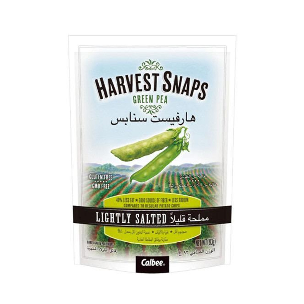 Harvest Snaps Green Pea Lighty Salted 93g
