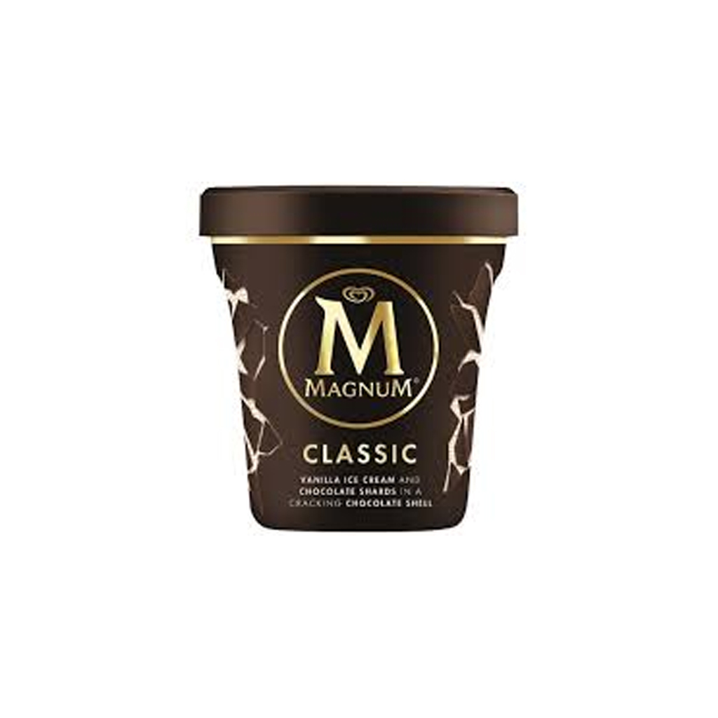 Magnum Classic Vanilla Ice Cream &amp; Chocolate Cup 100ml