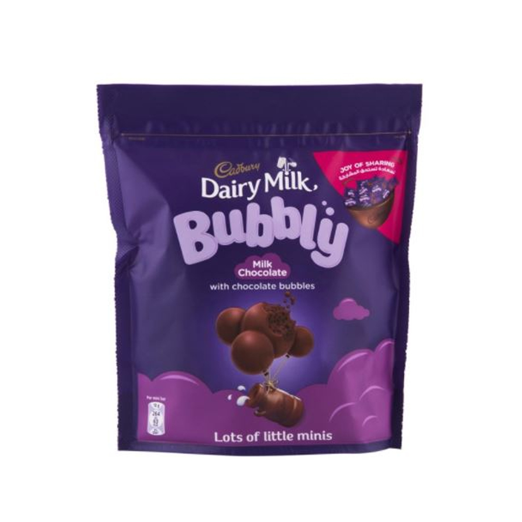Cadbury Dairy Milk Bubbly Bag Chocolate 204g