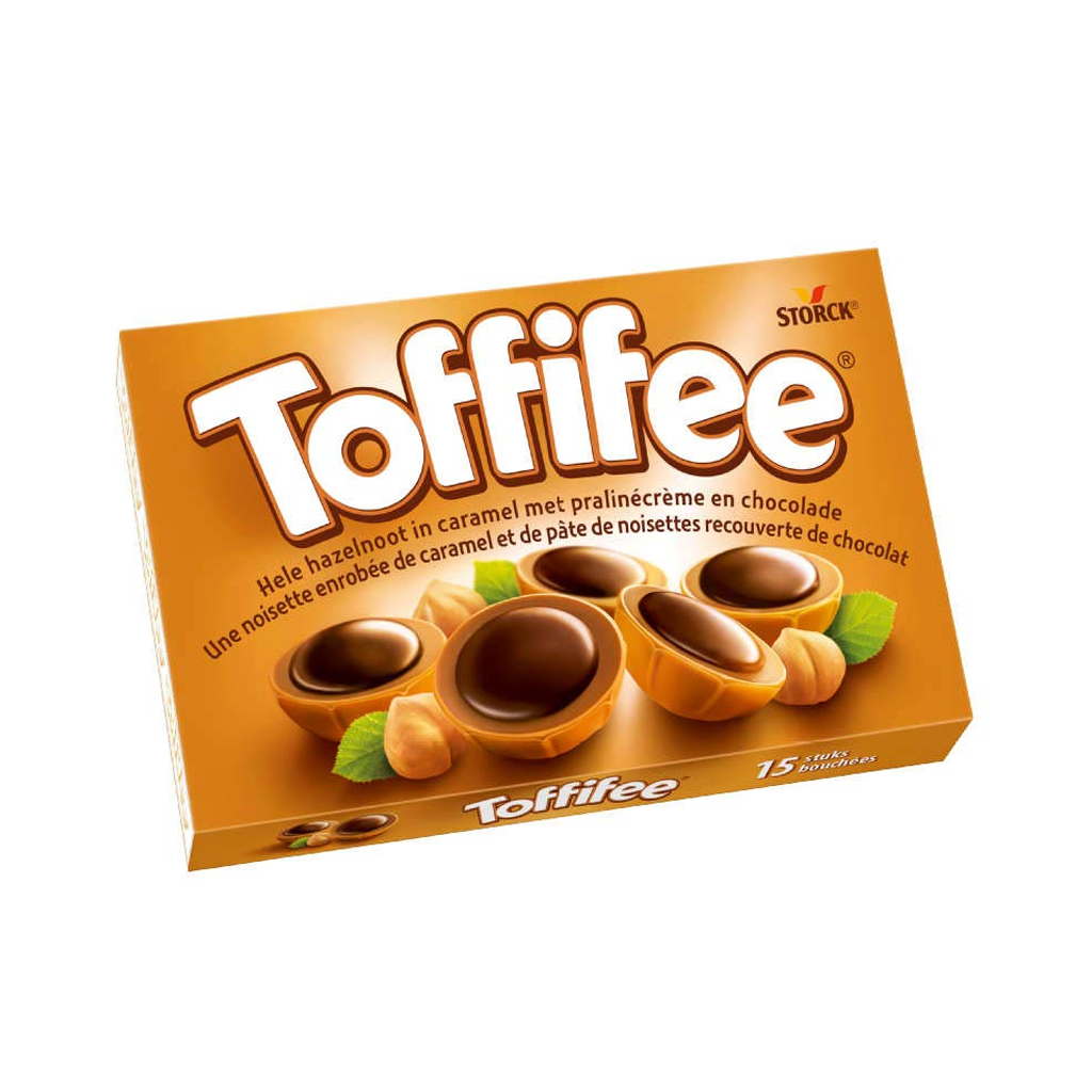 Storck Toffifee Hazelnut Cramel With Creamy Nougat Candy And Chocolate 2x125g