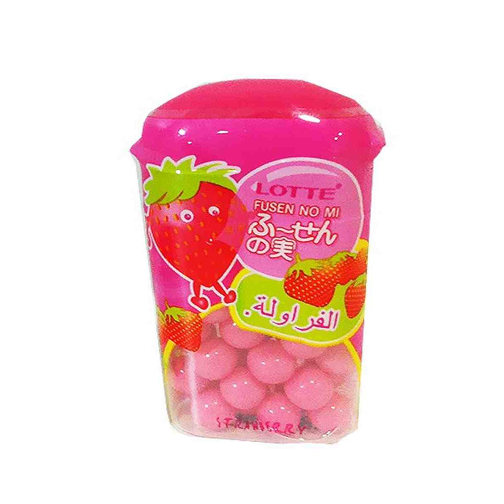 Lotte Bubble Gum Strawberry Flavor 10g