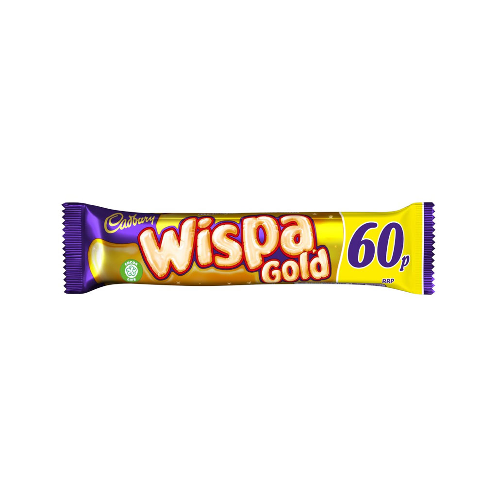 Cadbury Wispa Gold Chocolate 60p 48g
