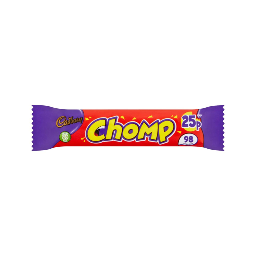Cadbury Chomp Chocolate 25P 98Cal 21g