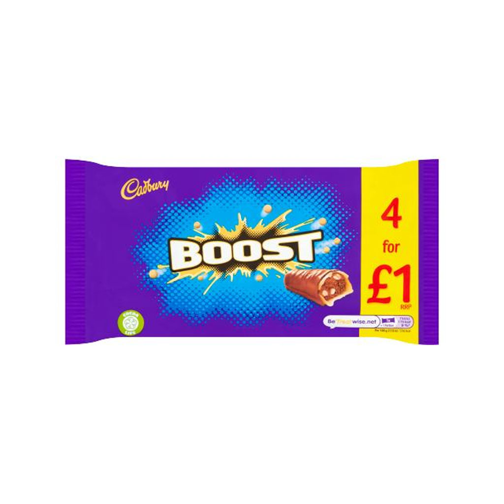 Cadbury Boost Chocolate £1 4x34g