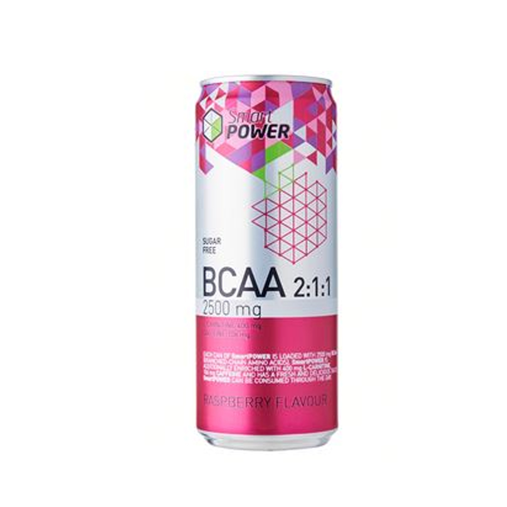 Smart Power Bcaa Sugar Free Raspberry Flavour Energy Drink 330ml