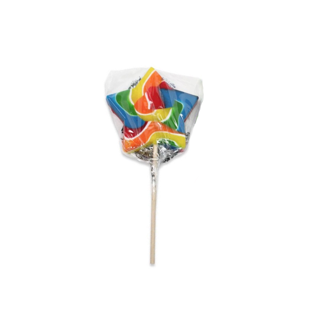 Rainbow Star Lollipop 15g