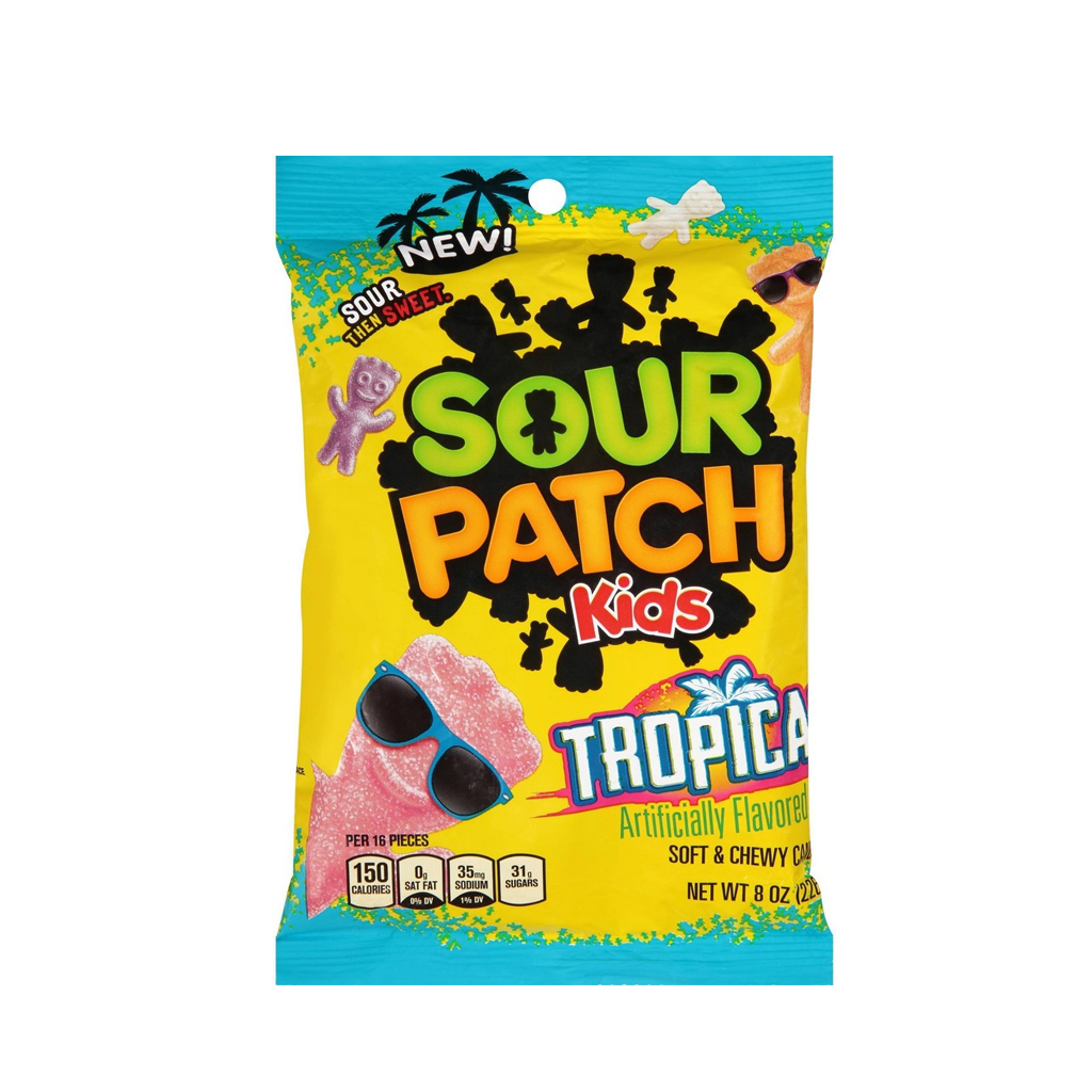 Jelibon Sour Patch Tropical Jelly 226g