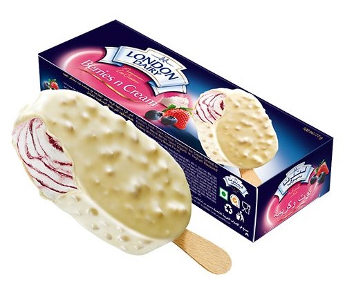 London Dairy Berries n Cream Ice Cream Stick 110ml