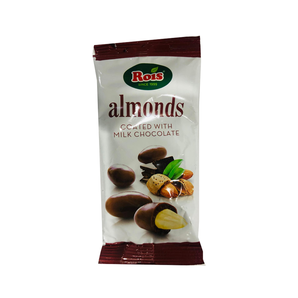 Rois Almonds With Milk Chocolate 40g