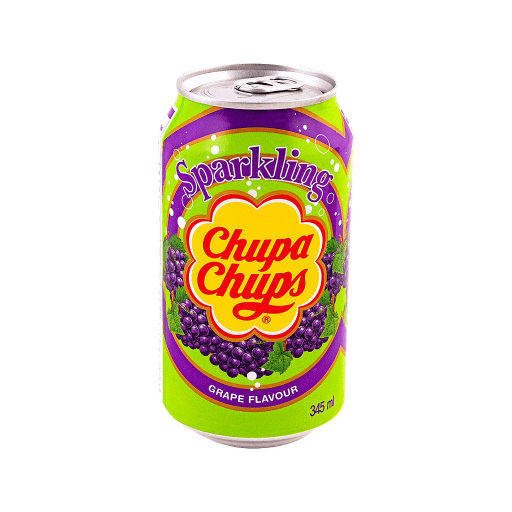 Chupa Chups Sparkling Grape Flavor Drink 345ml