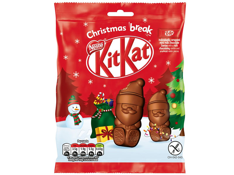 Nestle Kitkat Santa Sharing Bag 55gm
