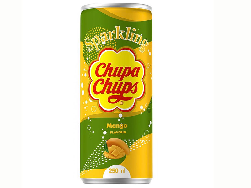 Chupa Chups Sparkling Mango Flavor Drink 250mL