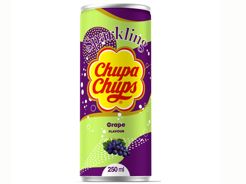 Chupa Chups Sparkling Grape Flavor 250mll